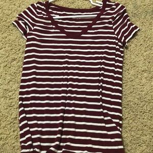 Striped soft tee